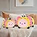 Mewaii Cute Axolotl Bee Plush Pillow, Kawaii Plushies Axolotl Stuffed Toy, Axolotl Plushies with Bee Outfit Costume, Soft Squishy Birthday Gifts for Kids & Teens (8 Inch)