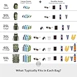 STOVER 5/10/25/30/40/55L Waterproof Dry Bag- Roll-Top Backpack w/Phone Case- Kayaking, Hiking, Camping, Boating- Men/Women - Image 3