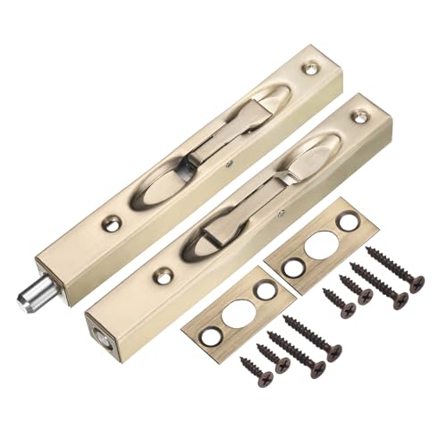 Loquet coulissant en acier inoxydable bronze 15,2 cm pour la sécurité - 2