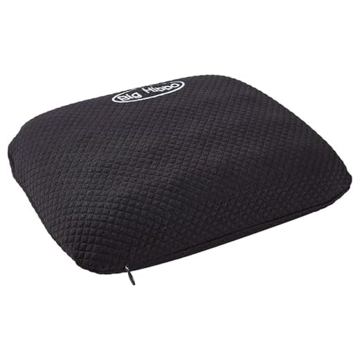 Idocolors Aufblasbares Camping Kissen mit Schaumstofffüllung, Strandkissen Reisekissen Outdoor Sitzkissen Ergonomisches Kopfkissen für Büro, Auto 49x30 cm Bordeaux 2 Big Hippo Reisekissen Memory Foam, Kopfkissen mit abnehmbarem Bezug, Weiche Camping Kissen, Bequeme Nickerchenkissen für Schule, Büro, Reisen, Camping - Schwarz (1 Stück)