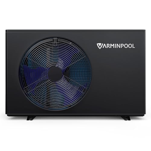VARMINPOOL 30,000 BTU Pool Heat Pump, WiFi, Titanium, 120V