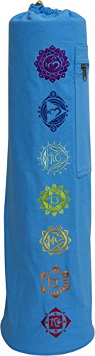 FIT SPIRIT 7 Chakra Exercise Yoga Mat Gym Bag w/Cargo Pocket