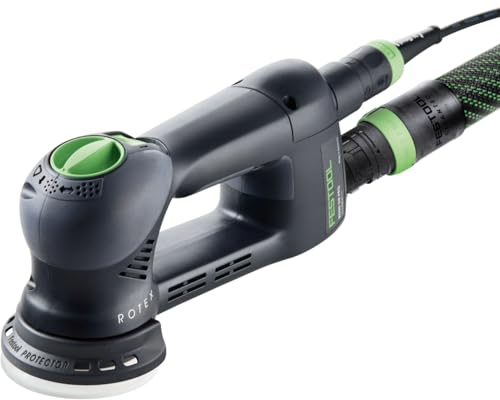 Festool Getriebe-Exzenterschleifer RO 90 DX FEQ-Plus ROTEX (mit FastFix Schleifteller, Schleifschuh, Protector), im Systainer