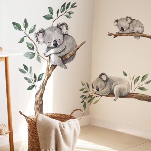 Vinilo Decorativo Koala en Rama 36x12 Pulgadas miniatura 6