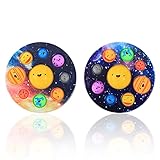 ZoneTix 2 Piece Bubble Fidget Toys, Eight Planets Pattern Sensory Toys, Pop Bubble Fidget Sensory...