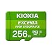 Produktbild Kioxia 256GB microSD Exceria High Endurance Flash-Speicherkarte U3 V30 C10 A1 Lesegeschwindigkeit 100MB/s Schreibgeschwindigkeit 85MB/s LMHE1G256GG2