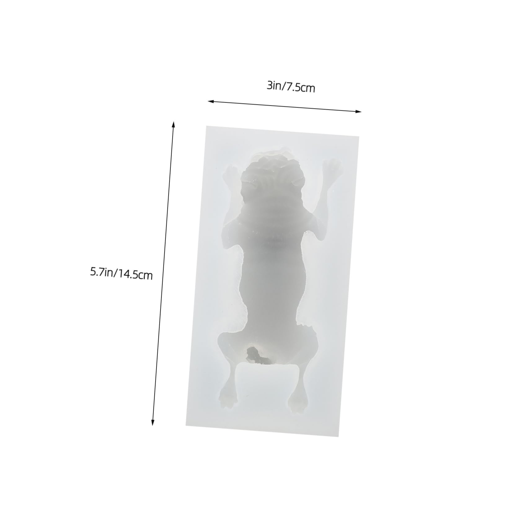 Ciieeo Molde de Silicona para Fondant Forma de Shar Pei y Pug