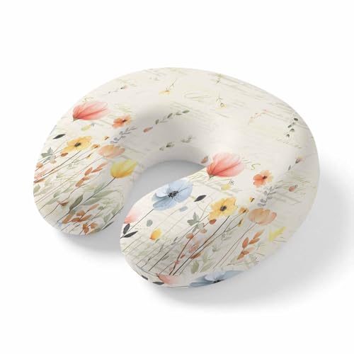 Almohada viscoelástica 29x29 cm para cuello portátil