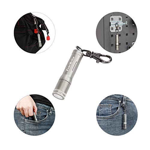 Everbrite E011145AE Keychain Led Flashlight Mini Bright Key Ring Portable Pocket Torch thumb #7