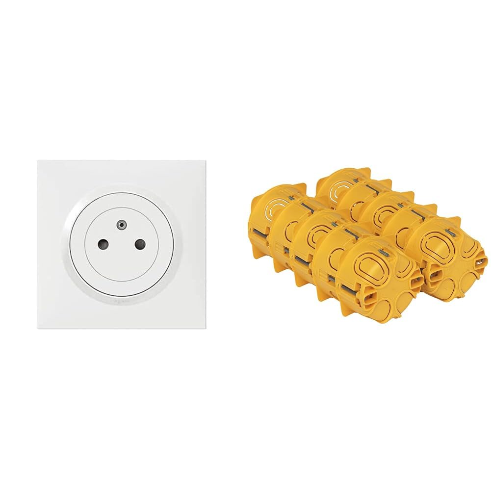 Prise electrique murale 16A Legrand dooxie Surface complete plaque - 6