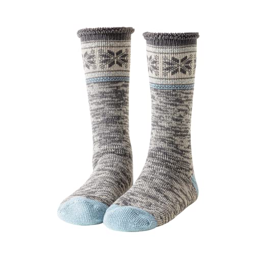 Caudblor Hombres Mujeres Pantuflas Antideslizantes Calcetines cálidos Calcetines de espesor Invierno Felpa Hüttenocken 42-45 Cover