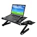 Produktbild sxhw Ständer Notebook Ständer Für Lesen Oder Frühstücks Ständer Computer Tisch Laptop Ständer Notebook Notebooktisch Betttisch Lapdesks Klappbarer Tragbarer Laptop-Computertisch