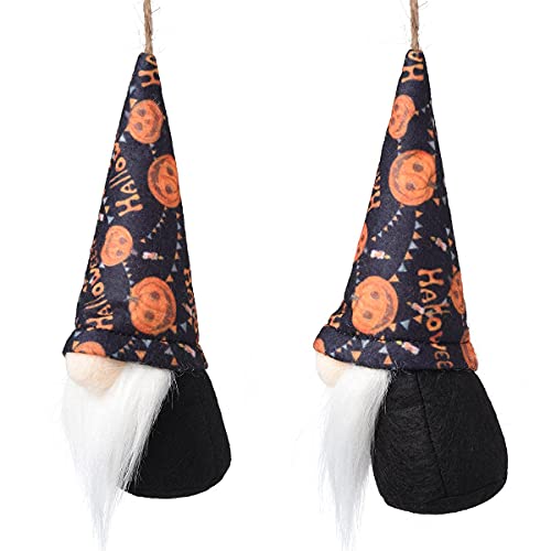 Halloween Hanging Gnome Ornaments Set Of 10, Plush Vampire Spider Pumpkin Gnomes Handmade Scandinavian Home Decor Tree Ornament Decorations #TOP4