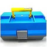 タックルボックス 収納ボックス ルアーケース 大容量 持ち運び便利 釣り道具入れ 釣り小物入れ ポータブル 仕掛け小物入れ 釣具収納 ポータブル 収納ケース (32cm*20cm*15cm,ハンドレスサブタンク) [並行輸入品]