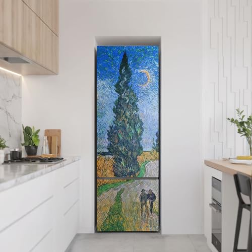 Vinilos para Frigoríficos 60x180 cm Lavables y Adhesivos Decorativos de Cocina Van Gogh 3