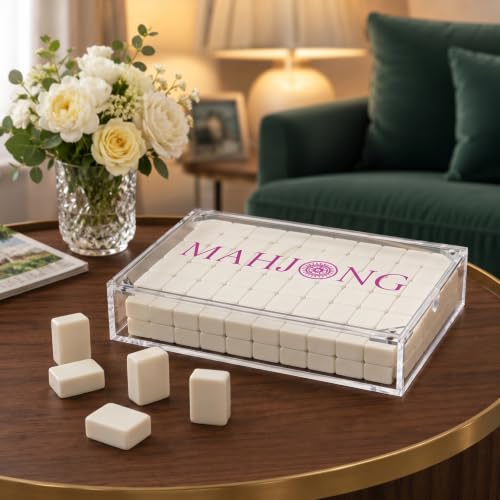 Estuche acrílico transparente para Mahjong 31.5x24.5x5.5 cm miniatura 6