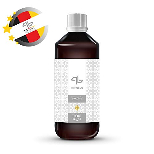 Deutsche Liquid Base | Professor Base eLiquid Basis 1000ml für Aromen (50 PG | 50 VG) 1L Made in Germany NIKOTINFREI – Bild 4