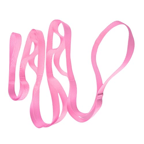 Xanorrg Pilates Dehngurt Mit Schlaufe Dehnbar Für Physiotherapie Nicht Elastisch Für Pilates Tanz Übungsgurt Stretchband