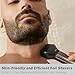 Beard Trimmer and Clippers Set for Men with Foil Shaver, Professional 3-in-1 Mens Shaving Fades Kit with Nose Trimmer, IPX7 Waterproof Wet/Dry, Precise Dial Adjustable 20 Settings, USB-C Rechargeable