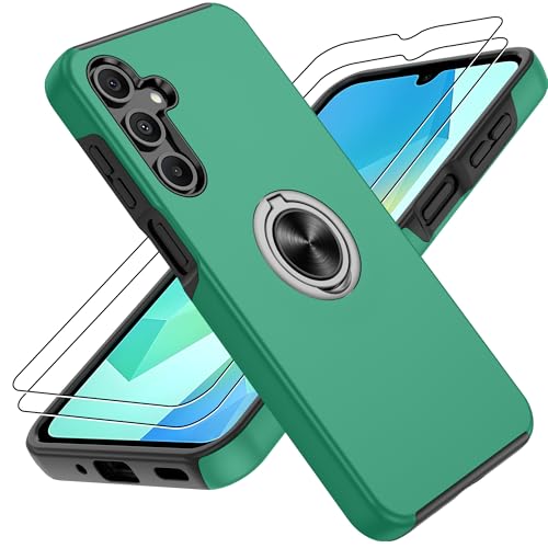 Protection Samsung Galaxy A16 5G antichoc vert avec vitre ecran tactile