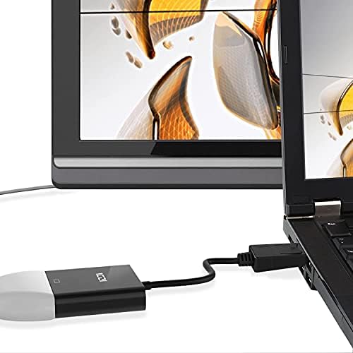 DisplayPort DP to VGA Adapter, ICZI Gold-Plated DP to VGA (Male to Female) For PC, Laptop, Monitor and Projector Black