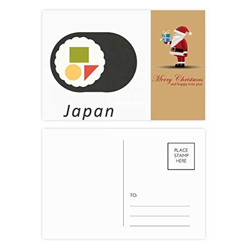 Cartes postales Maki Sushi Père Noël de qualité supérieure pour collection