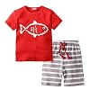 BIBNice Toddler Boy Clothes Kids Su...