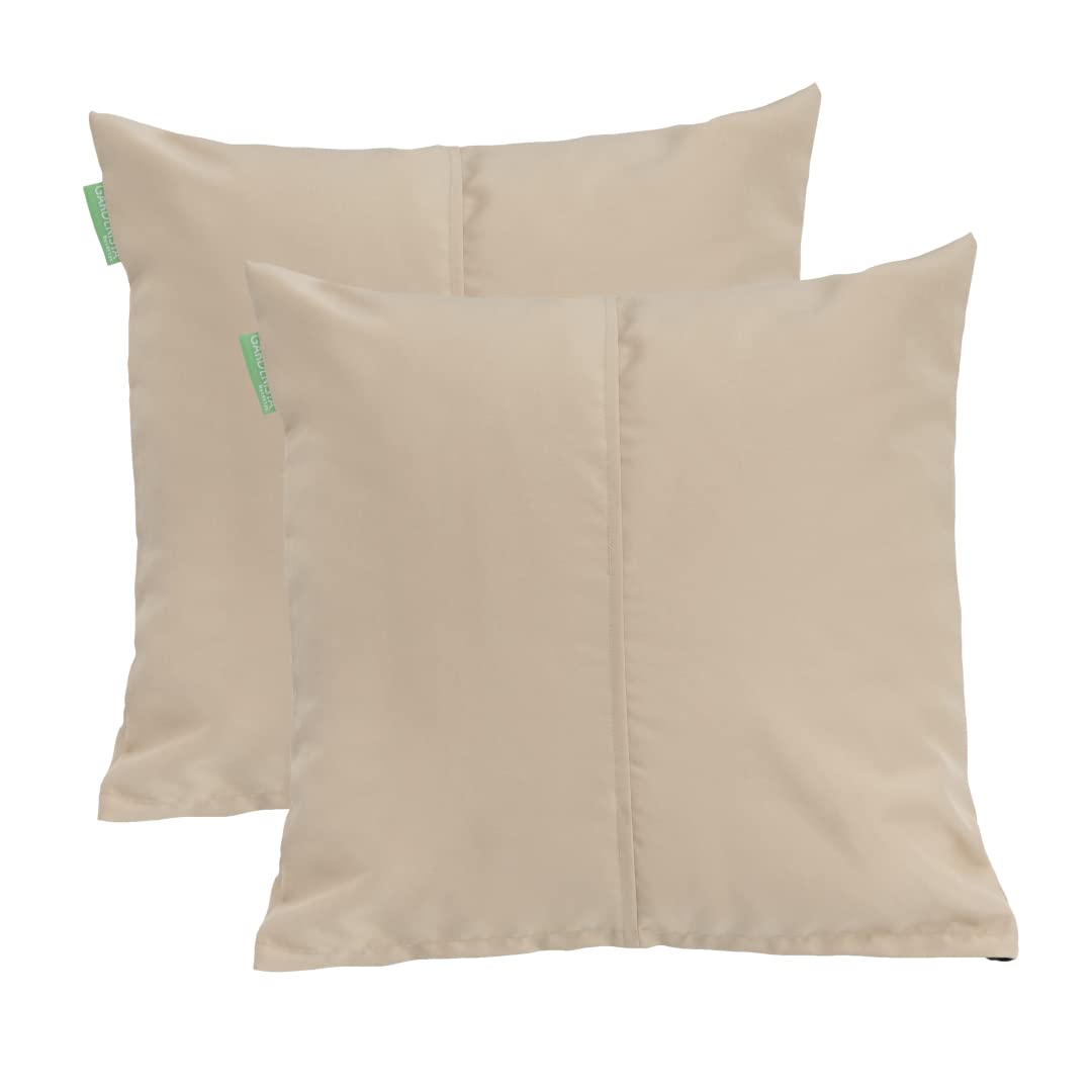 Gardenista Large Garden Scatter Cushion | Water Resistant Hollowfibre Filled Outdoor Seating Furniture Pillow | Great for Patio Rattan Chairs | Comfy & Lightweight (2, Grey) — view 69