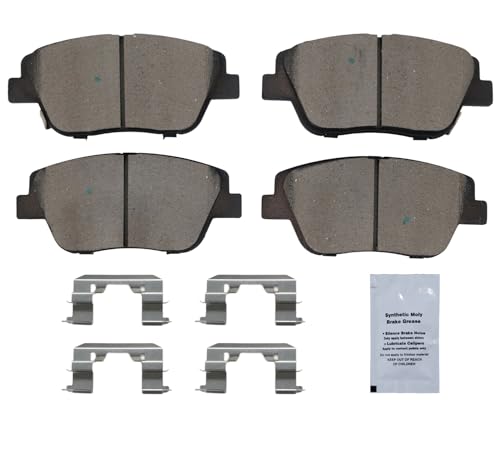 Image of HUSCH D1444 Front Ceramic Brake Pads Kit Fit For Hyundai Sonata 2011-2015, For Kia Optima 2011-2016