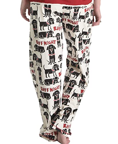 Lazy One Pajamas For Women, Cute Pajama Pants And Top Separates, Dog, Black Lab, Animal, Rough Night #TOP1