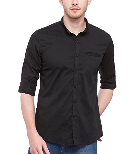 Buy Nick\u0026Jess Mens Casual Black Shirt 