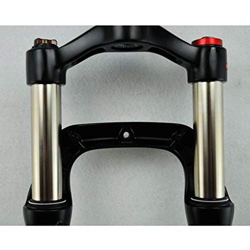 Lhhl Bmx Fork Snow Bike Front Fork For Bicycle 20 Inch Aluminum Alloy Air Suspension 100Mm Travel 1-1/8" Steerer For 4.0" Tire (Color : Black) #TOP4