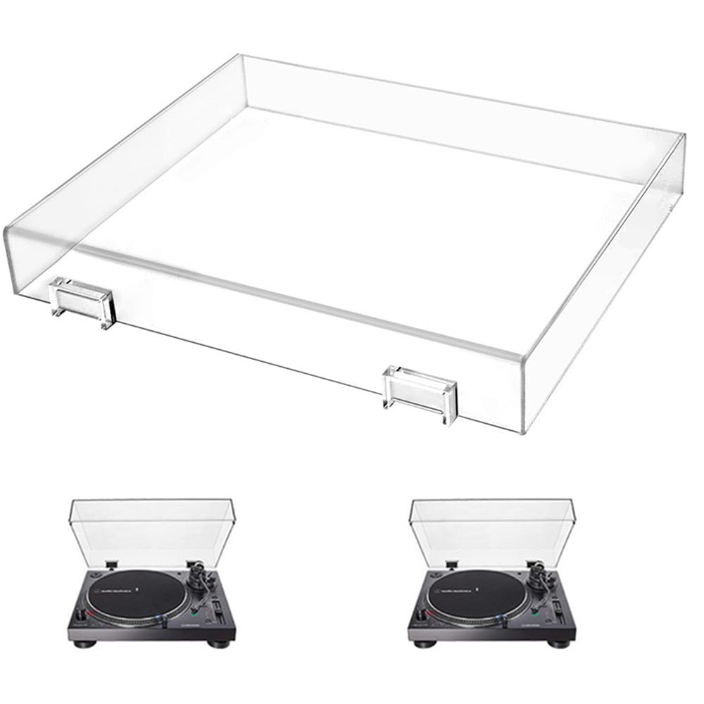Housse Anti-Poussière Pour Platine Audio Technica AT-LP120XUSB - Tissu Élasthanne - Protection Rayures Et Poussière