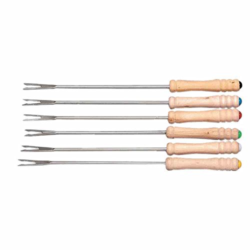 Preisvergleich Produktbild E507747 Fonduegabeln m.Holzheft
