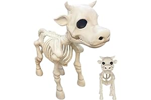 Frightening cow skeleton for a haunted Halloween