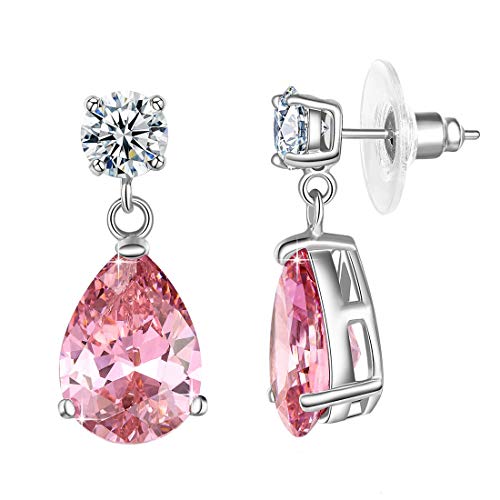 Yellow Chimes Earrings for Women and Girls | Multicolor Stone Crystal | Silver Tone Drops | Oval Shaped | Birthday Gift for Girls and Women Anniversary Gift for Wife