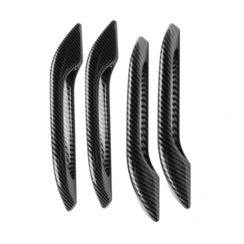 Poignée Tesla usée résolue avec ce kit 4 patchs carbone de couverture portière Model 3 Y
