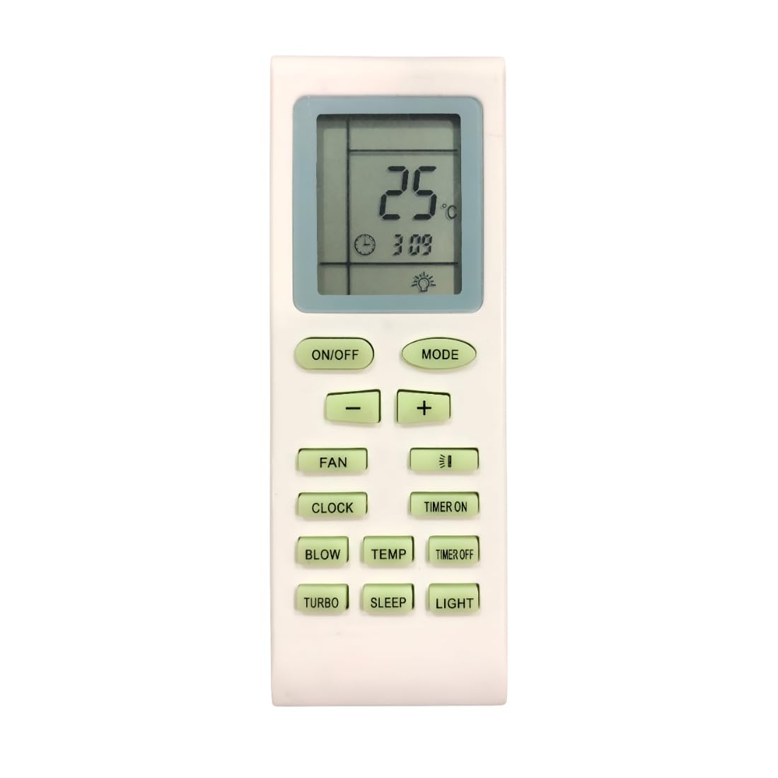 upix ac remote no. 18a (no backlight), compatible/replacement for godrej ac remote control (exactly same remote will only work)