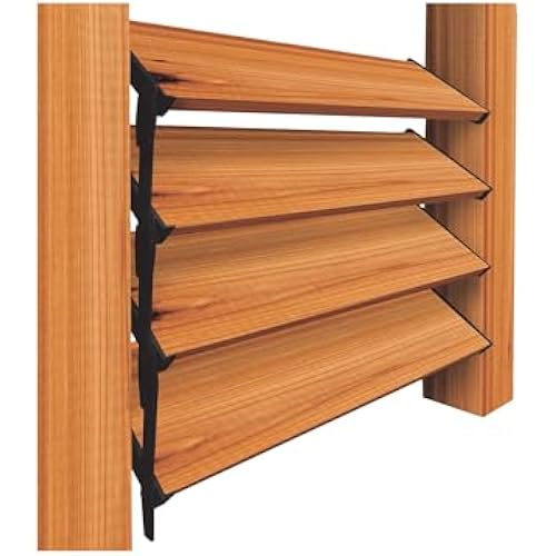 Nuvo Iron LSB48 Hardware System-Holds up to 11 Boards Louver, Black Designed for use of up to 48"W