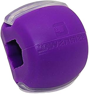Jawzrsize Jaw, Face, and Neck Exerciser - Define Your Jawline, Slim and Tone Your Face, Look Younger and Healthier - Helps Reduce Stress and Cravings - Facial Exerciser (Advanced - Large, Purple)