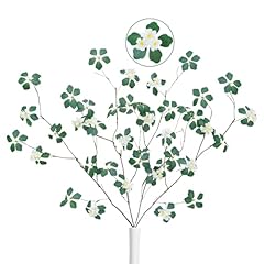 Green Five-leaf With Flowers