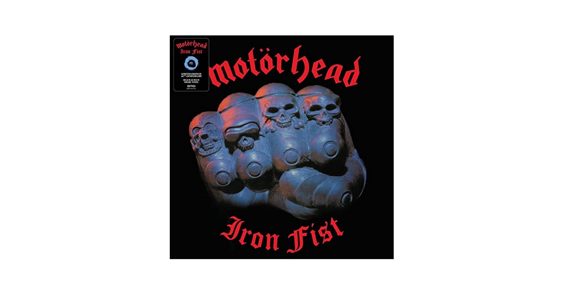 LP　 MOTORHEAD 　アイアン・フィスト VIP6824　T Motorhead - Iron Fist (40th Anniversary) - Amazon.com Music