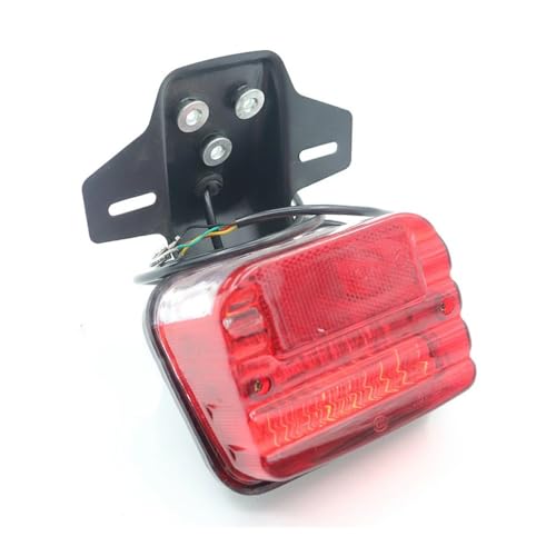 Clignotant arrière et feu arrière LED de freinage avec support pour scooter Little Citycoco AC