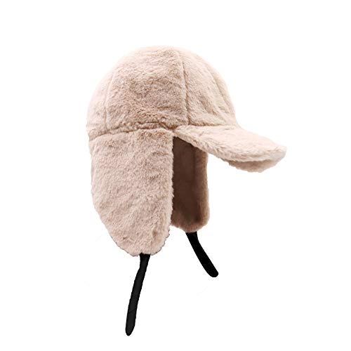 Casquette de baseball hiver femme doublée polaire pour bloquer le froid et le vent aux oreilles