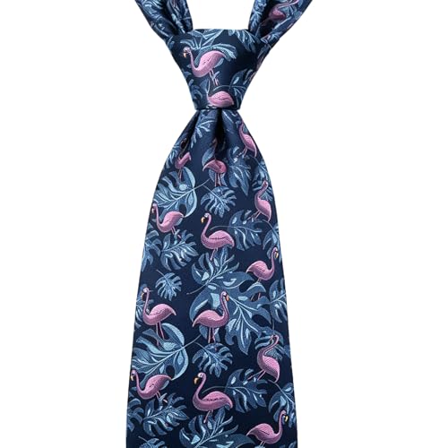 Image of Alizeal Mens 3.15'' Gradient Novelty Pattern Tie Set with Pocket Square Casual Color Tie Set