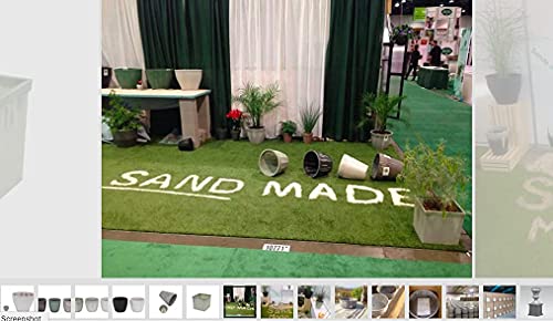 Planter Urn Indoor Outdoor 21-Inch H 10 Lbs Made Of Poly Marble. Directly From Canadian Manufacturer In Canada. #TOP3