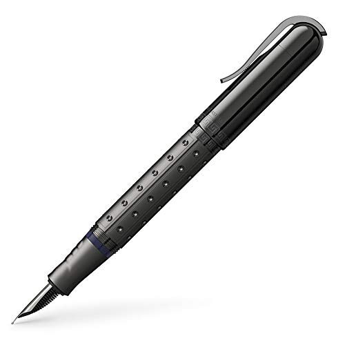 Graf von Faber-Castell Lápiz Pluma Fuente Pluma Of The Year 2020 Negro Edición, Medio - Sparta