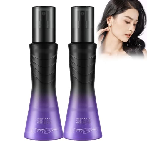 Leave-in Airy Pomade Spray, Haarspray, Free Air und Fluffy Spray, erfrischendes Spray, leicht und flauschig, sofortiges Volumen und lang anhaltender Style (2pcs)