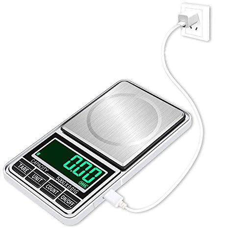 Digital Food Scales Gram Kitchen Scale - WOWOHE Mini Portable Pocket Jewelry Coffee