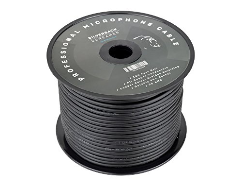 Sewell Silverback Screamer Bulk XLR Cable, 300 ft. Spool, Pure Copper, OFC, Flexible, Spiral Braided Shielding SW-30632, Black by Sewell - Used condition - CA$105.05
